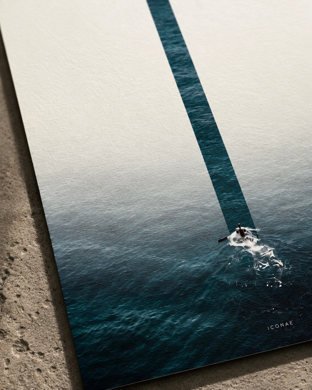 Seul face à la mer - L’affiche