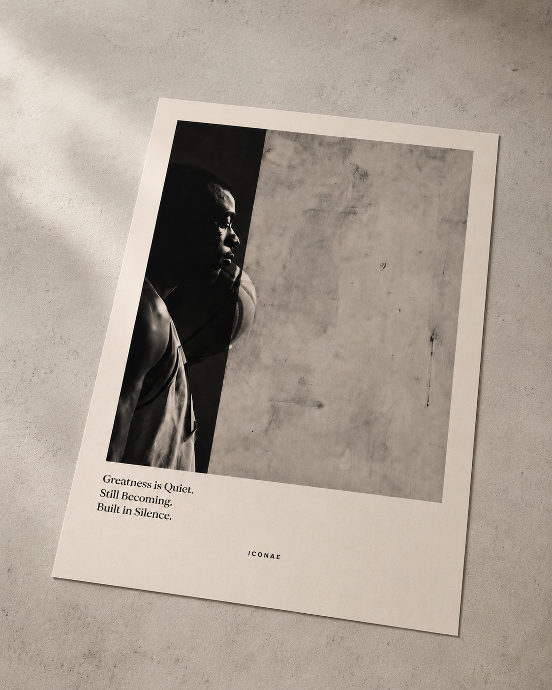 Greatness is quiet - L’affiche