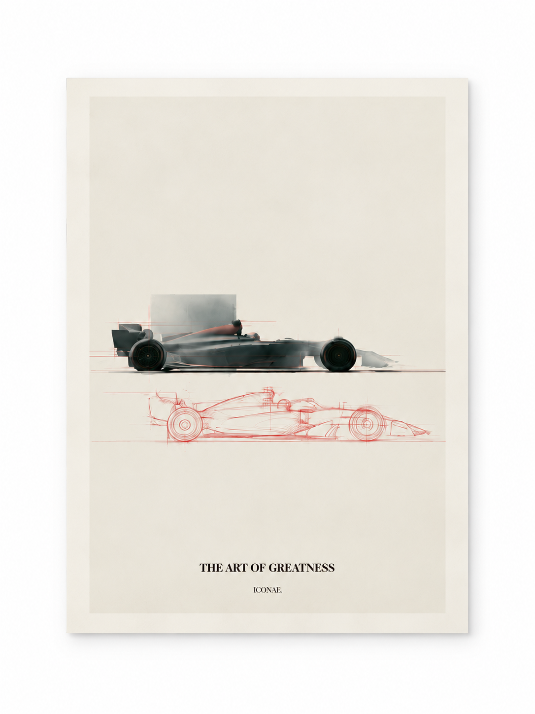 Formula One — tirage sans cadre sur fond blanc galerie